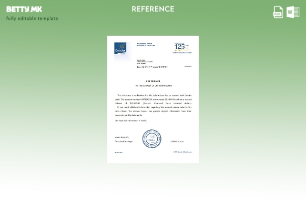 референтен шаблон USA Centier во модерен стил